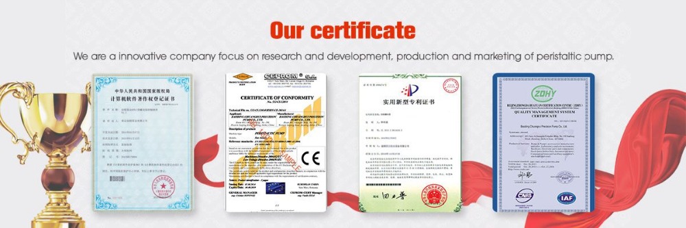 chuangrui nice precision bottle filling peristaltic pump for liquid dispensing machine