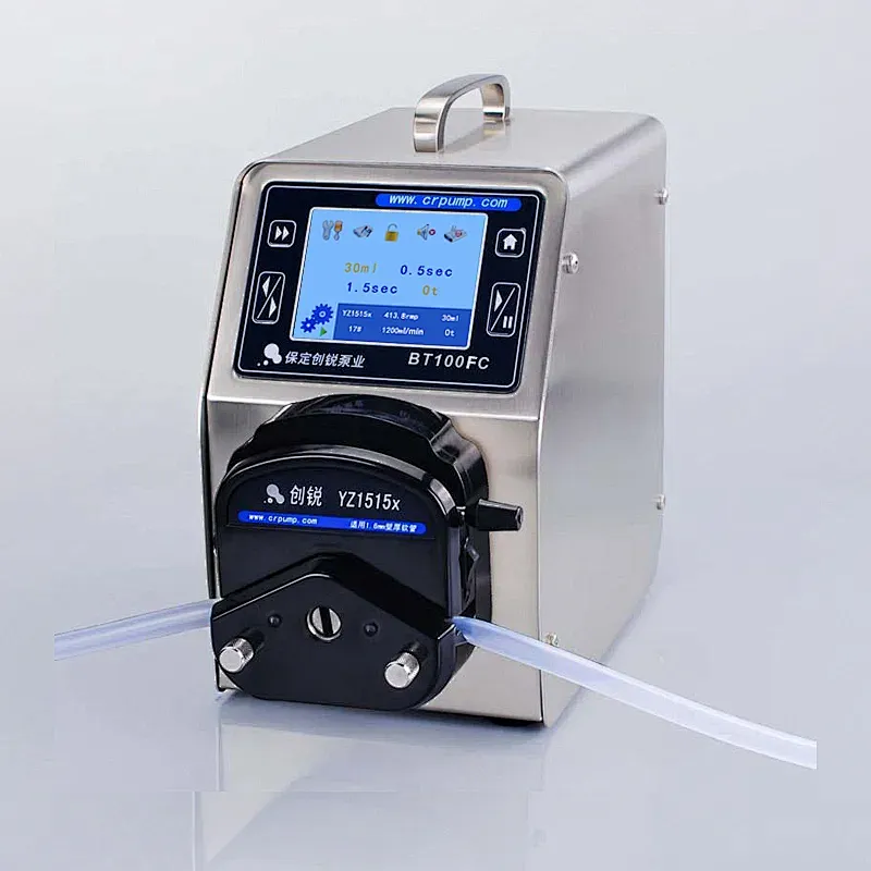 High Accuracy Food Grade Dispensing Peristaltic Pump With Filling Nozzles