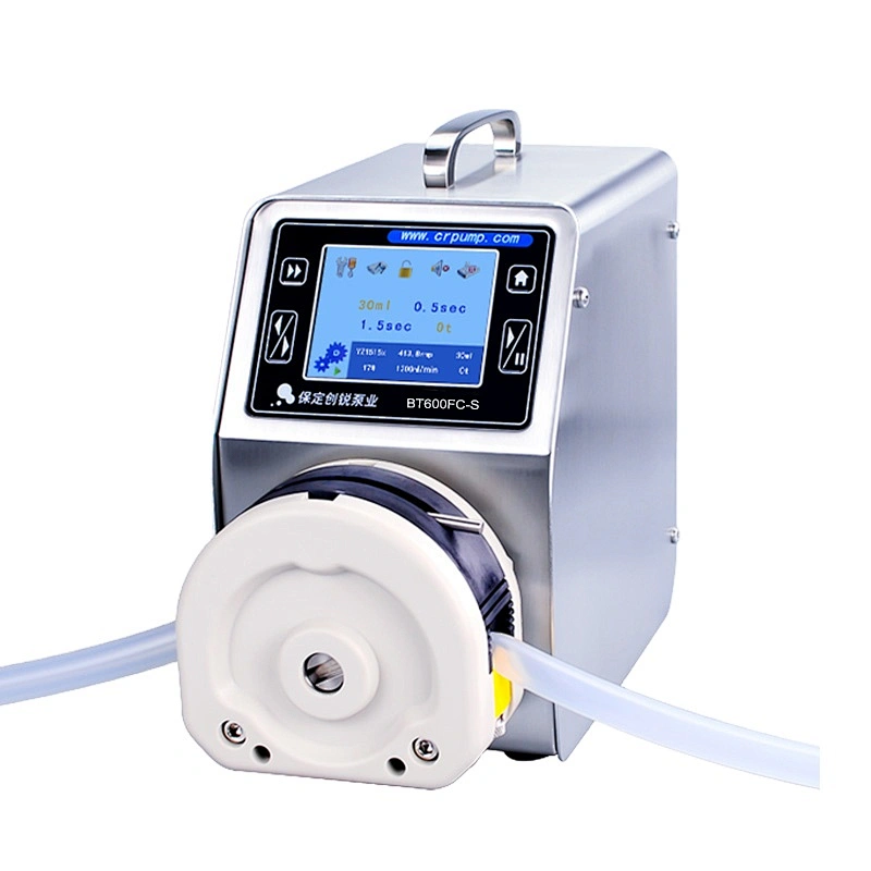 Chuangrui Touch Screen LCD Display Bottle Filling Peristaltic Pump