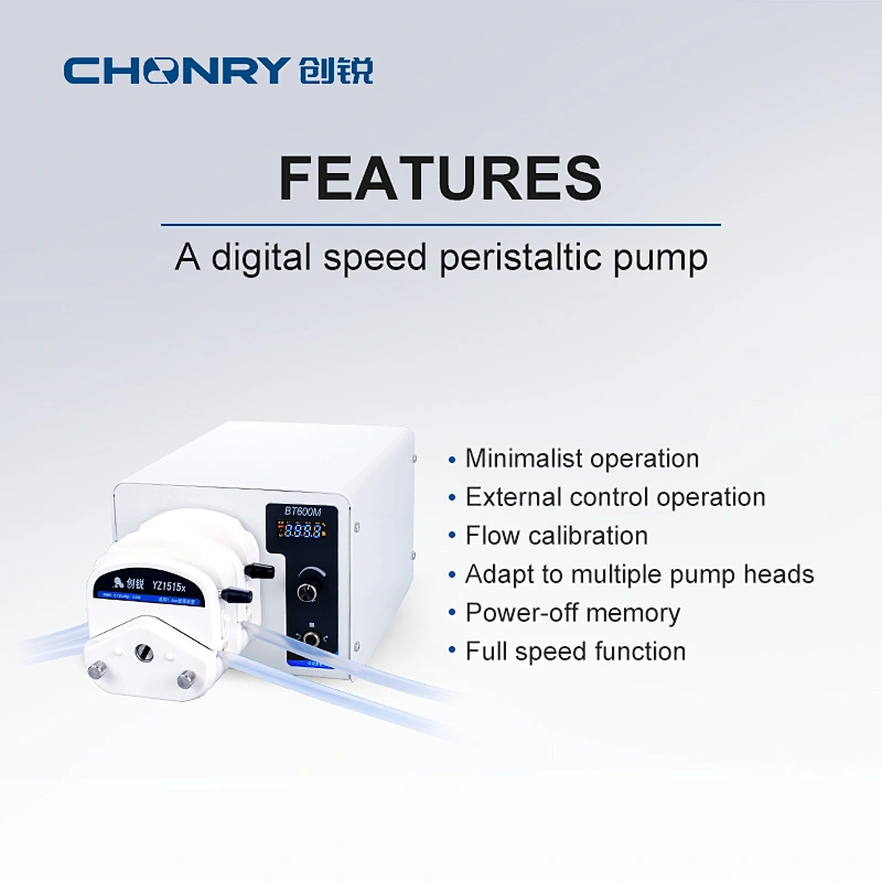Chuangrui Nice Precision Liquid Transfer Peristaltic Dosing Pump