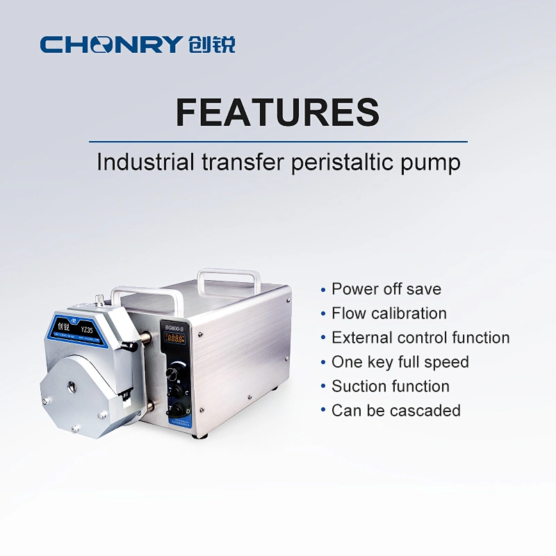 Chuangrui Digital Industrial Liquid Transfer Peristaltic Pump With Good Quality