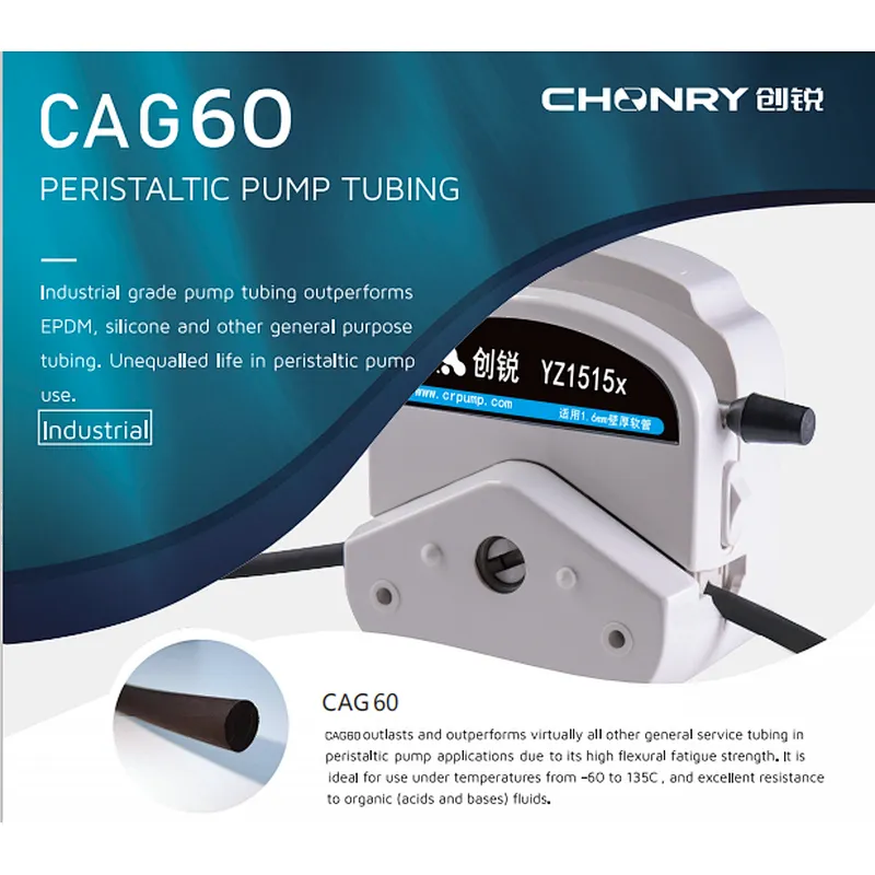 Industrial grade peristaltic pump tube