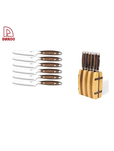 Wooden Handle Knife Set - DAKOO