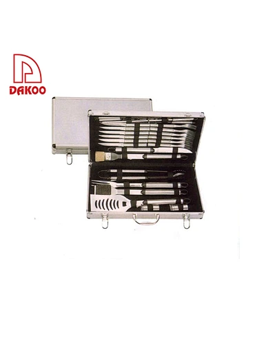 juego de herramientas de barbacoa de acero inoxidable - DAKOO