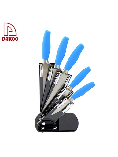  bloque para cuchillos de acero inoxidable - DAKOO