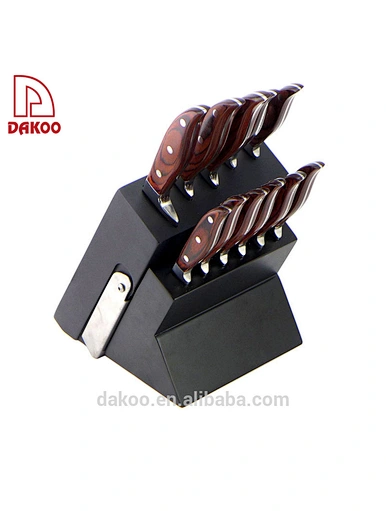 wooden handle knife set - DAKOO