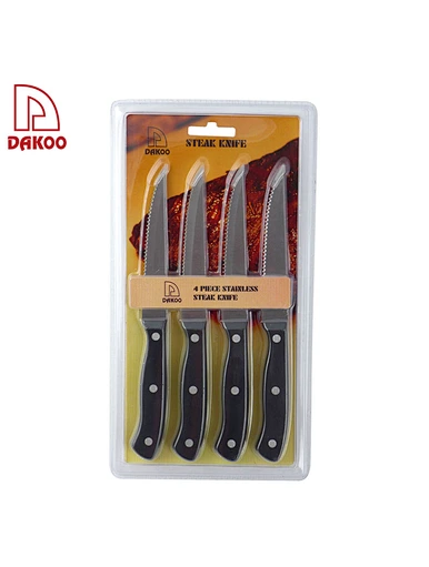 POM Handle 4Pcs Steak Knives - DAKOO