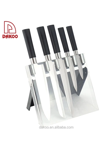knife set with acrylic block - DAKOO