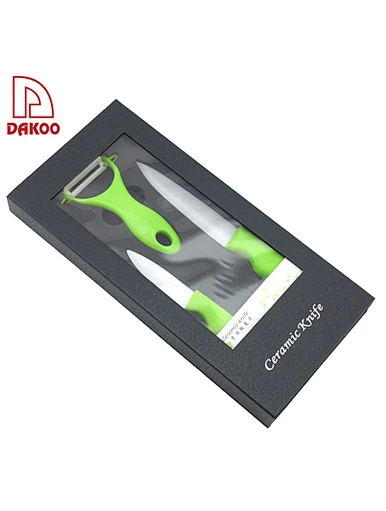colored ceramic knife set - DAKOO