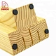 Wholesale Acacia Wood and Pine Wood 5pcs Knife Set Knife Block - DAKOO
