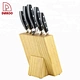 Wholesale Acacia Wood and Pine Wood 5pcs Knife Set Knife Block - DAKOO