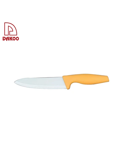 6 Pieces Yellow Handle Ceramic Knife - DAKOO
