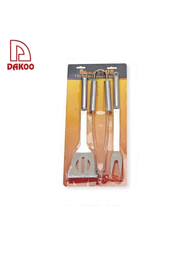  juego de herramientas de barbacoa de acero inoxidable - DAKOO