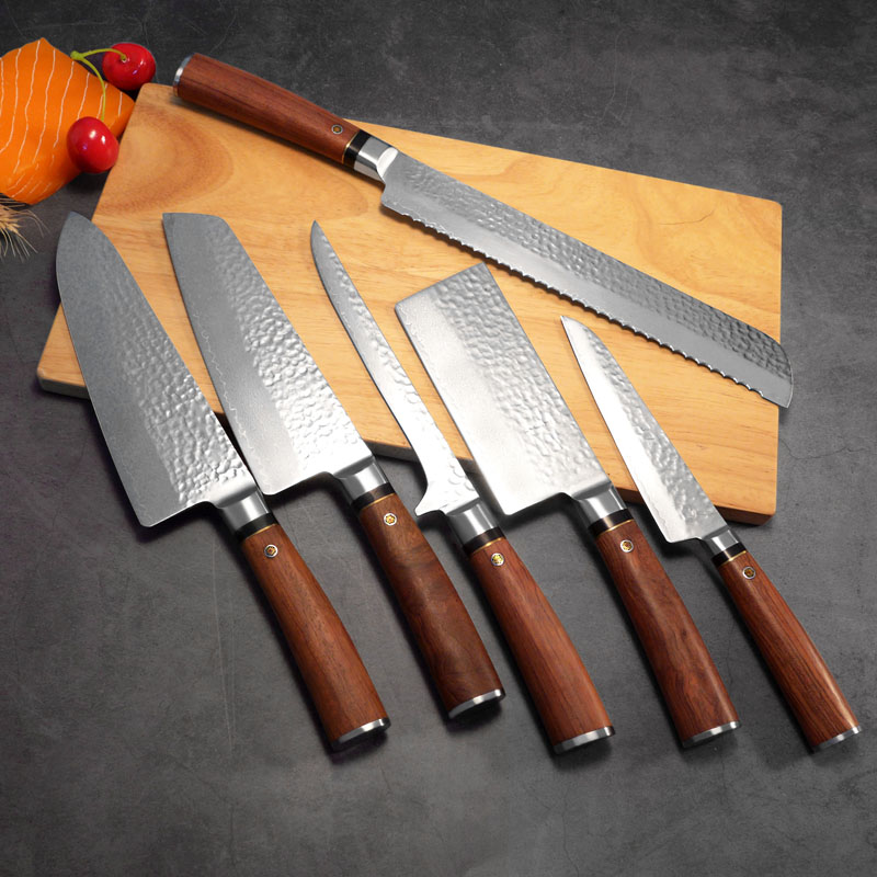 Damascus Knife Set