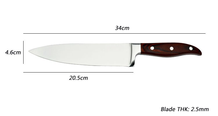 cuchillo de chef DAKOO KS456A08A-1, imagen 6
