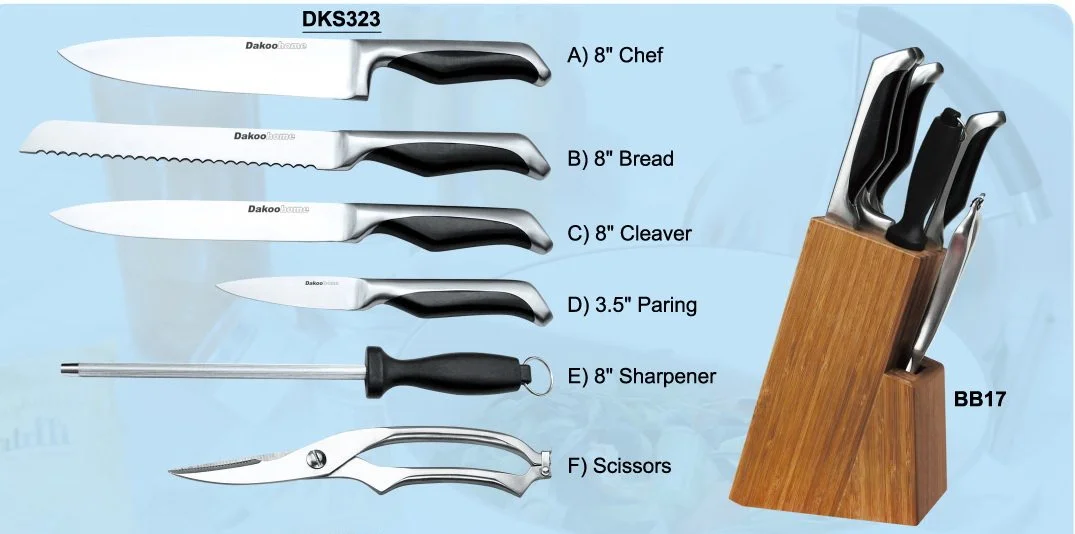 juego de cuchillos DAKOO DKS323, imagen 1