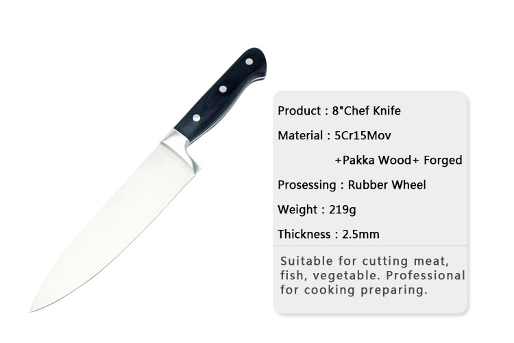 cuchillo de chef DAKOO KS152A08A, imagen 2