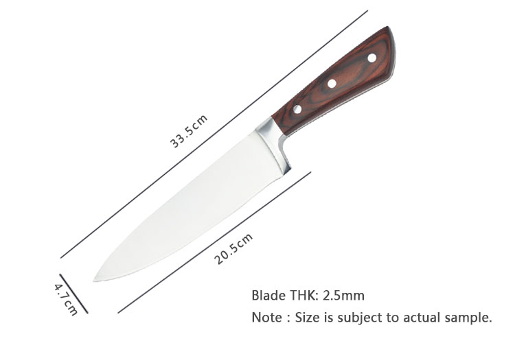 cuchillo de chef DAKOO KS45808A, imagen 7