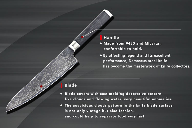 cuchillo de chef DAKOO KD00408A, imagen 7