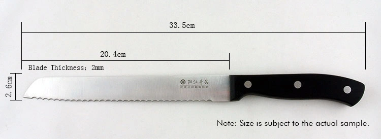 cuchillo de chef DAKOO Bread Knife KN06708B, imagen 3