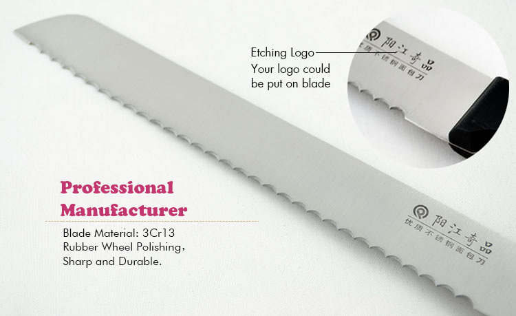 cuchillo de chef DAKOO Bread Knife KN06708B, imagen 5