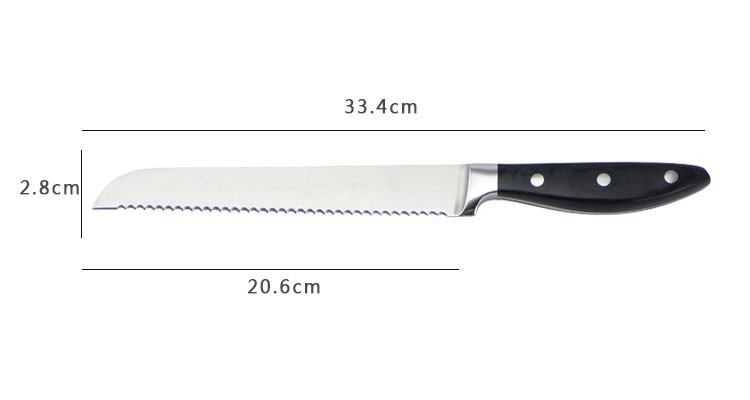 cuchillo de chef DAKOO KN47808B, imagen 5