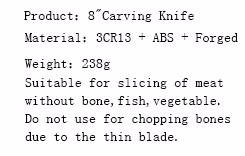cuchillo de chef DAKOO KN50008C, imagen 3