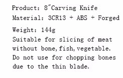 cuchillo de chef DAKOO KN49708C, imagen 3
