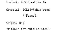 cuchillo de chef DAKOO KN47945F, imagen 3