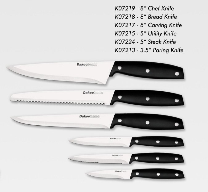 cuchillo de chef DAKOO KN072, imagen 1