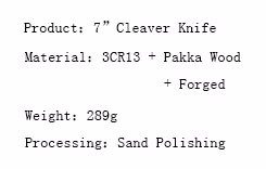 cuchillo de chef DAKOO KN456A07Y, imagen 3
