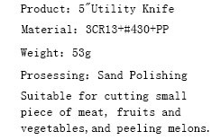 cuchillo de chef DAKOO KN12805E, imagen 3