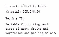 cuchillo de chef DAKOO KN47005EA, imagen 3