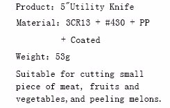 cuchillo de chef DAKOO KN128C05E, imagen 3