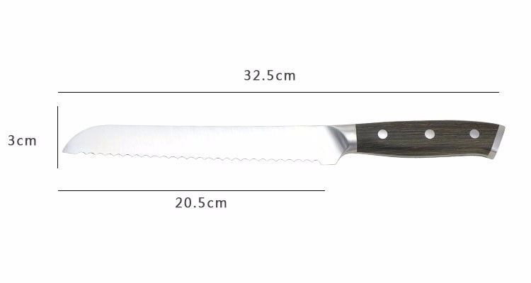 cuchillo de chef DAKOO KN49808B, imagen 5