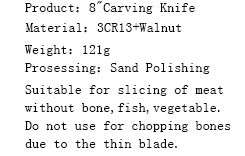 cuchillo de chef DAKOO KN456C08C, imagen 3