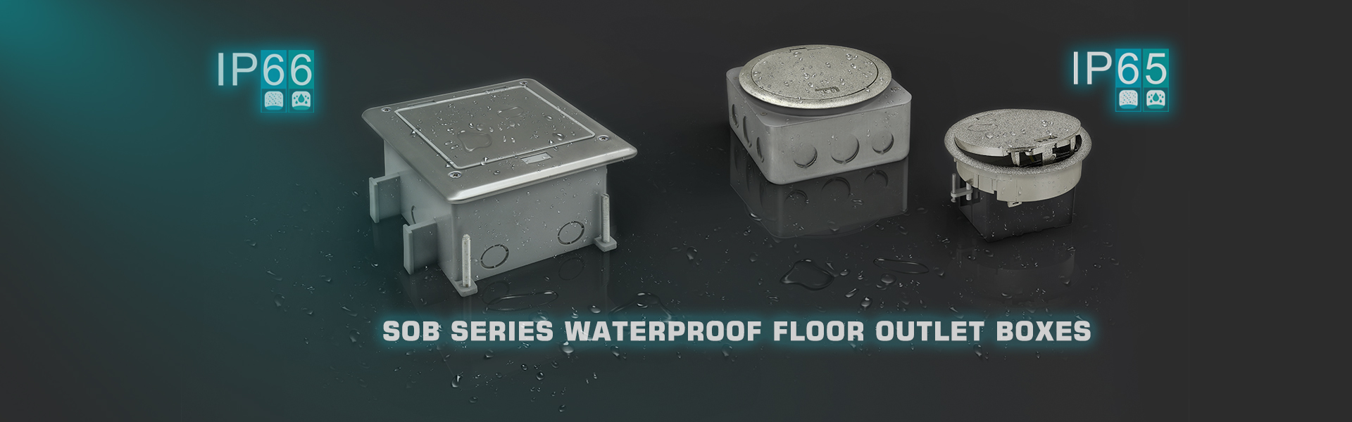 SOB Waterproof floor outlet boxes