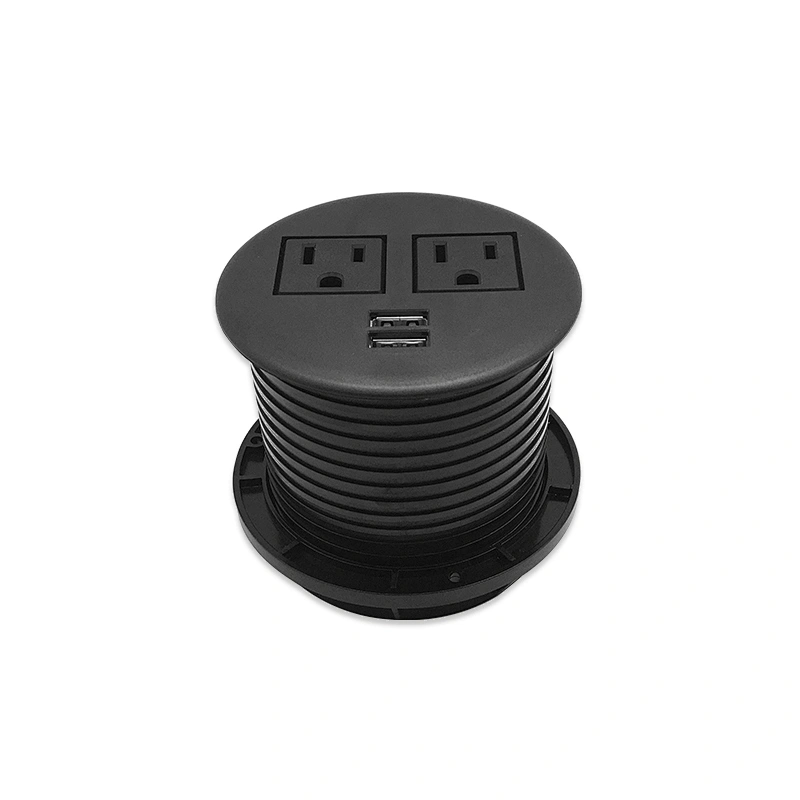 Sinoamigo STS-R90P/2US/2USB/B Table Socket