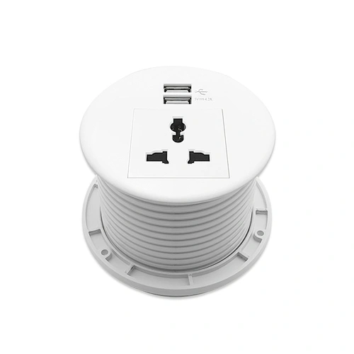 Sinoamigo STS-R90P/F/2USB/W Table Socket
