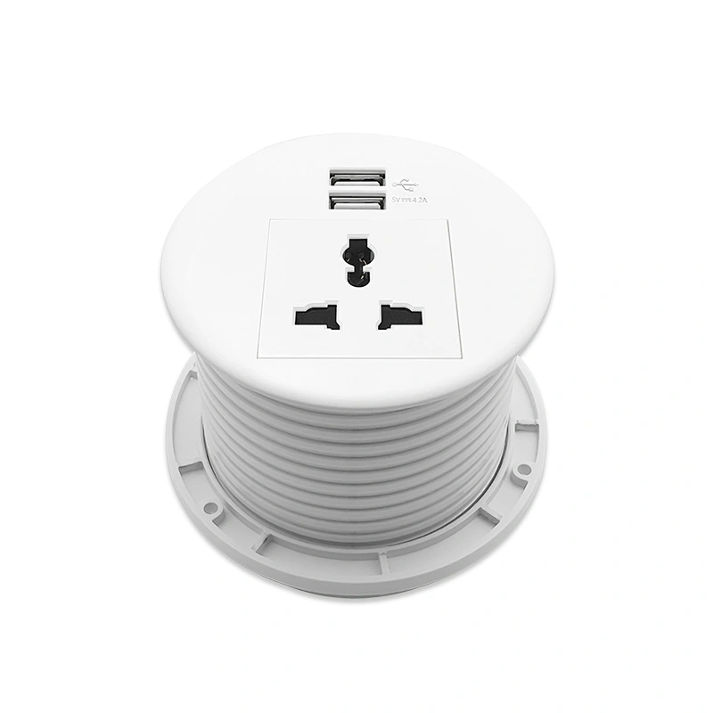 Sinoamigo STS-R90P/F/2USB/W Table Socket