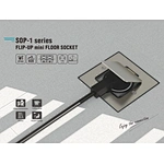 SOP-1 flip-up mini floor socket: A flawless solution to help you make the right connection.