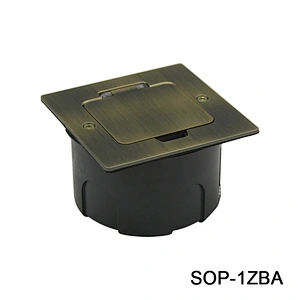 SOP-1 series FLIP-UP mini FLOOR SOCKET