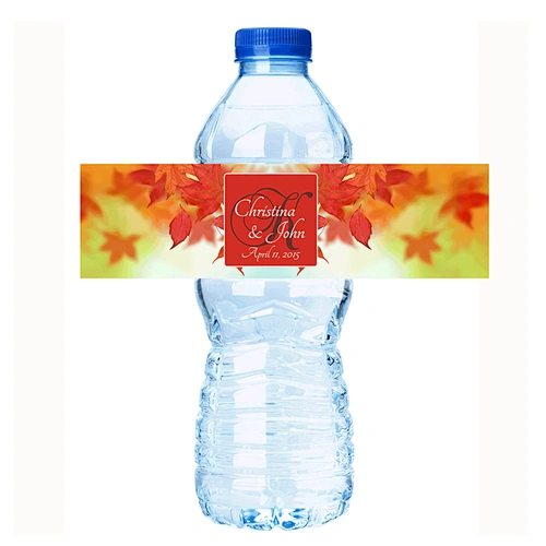WATER BOTTLE LABEL