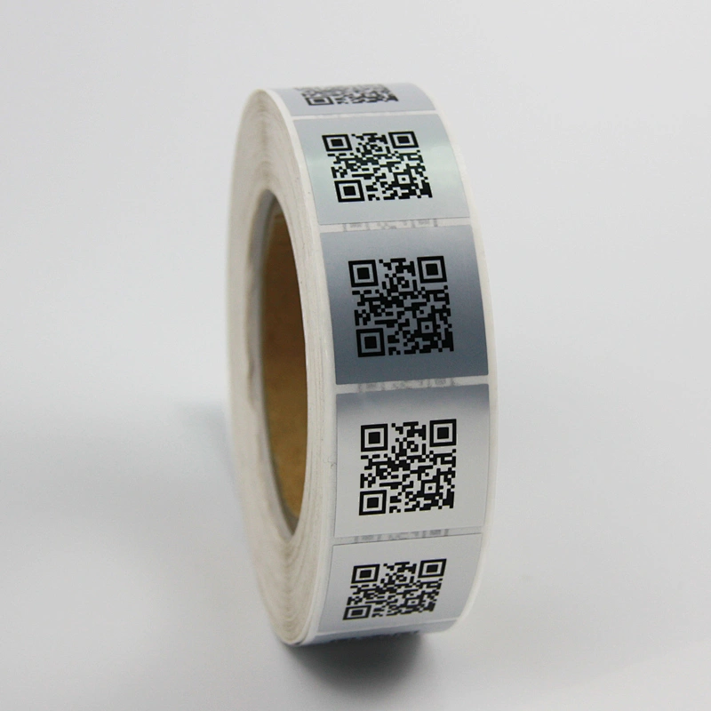 QR Code Asia Silver PET
