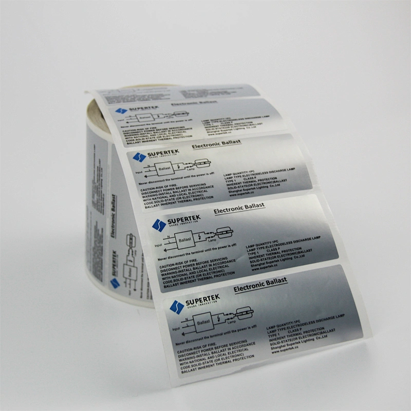 SILVERY PET LABEL