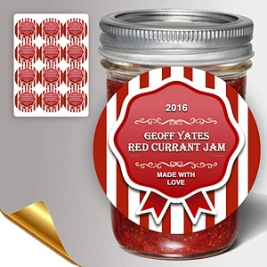 JAM BOTTLE LABEL