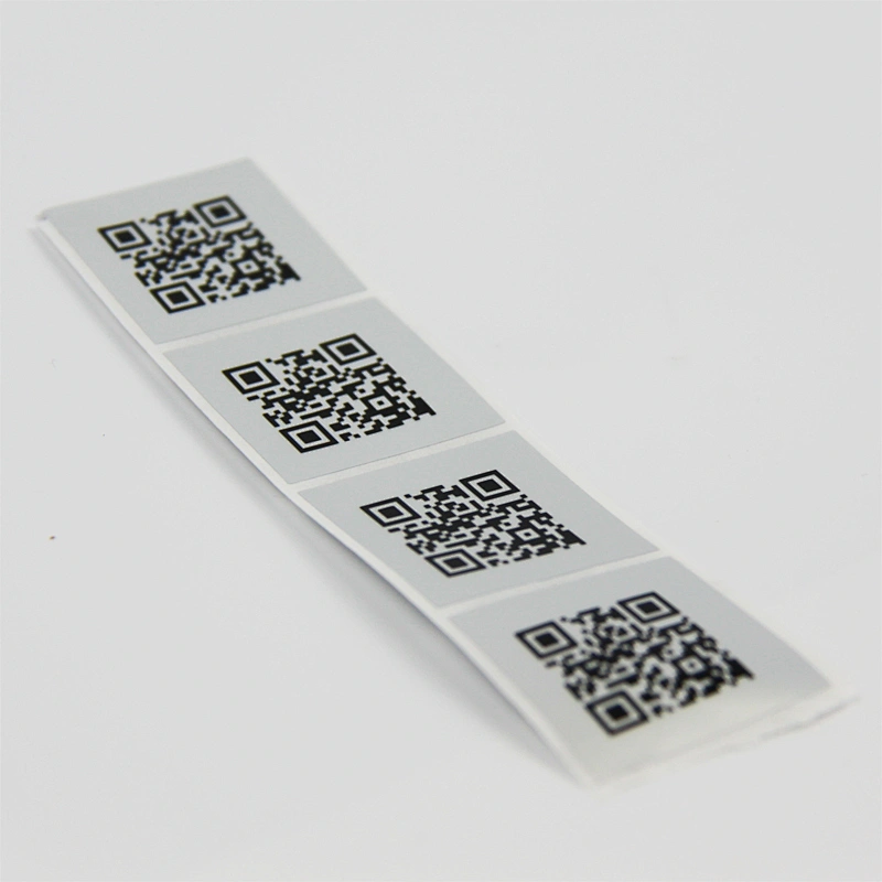 QR Code Asia Silver PET