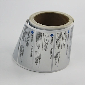 SILVERY PET LABEL