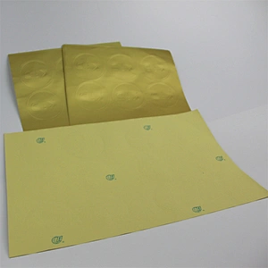 GOLDEN ALUMINUM FOIL LABEL