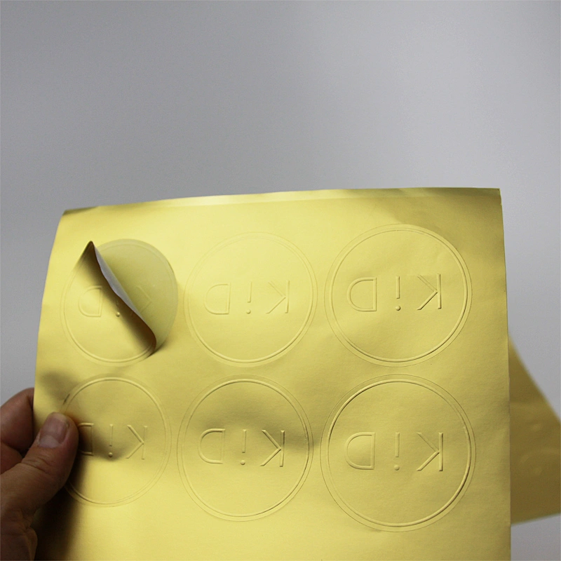 GOLDEN ALUMINUM FOIL LABEL
